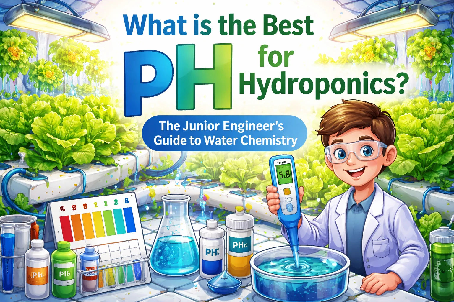 What is the Best pH for Hydroponics for Kids | Science Experiment ...