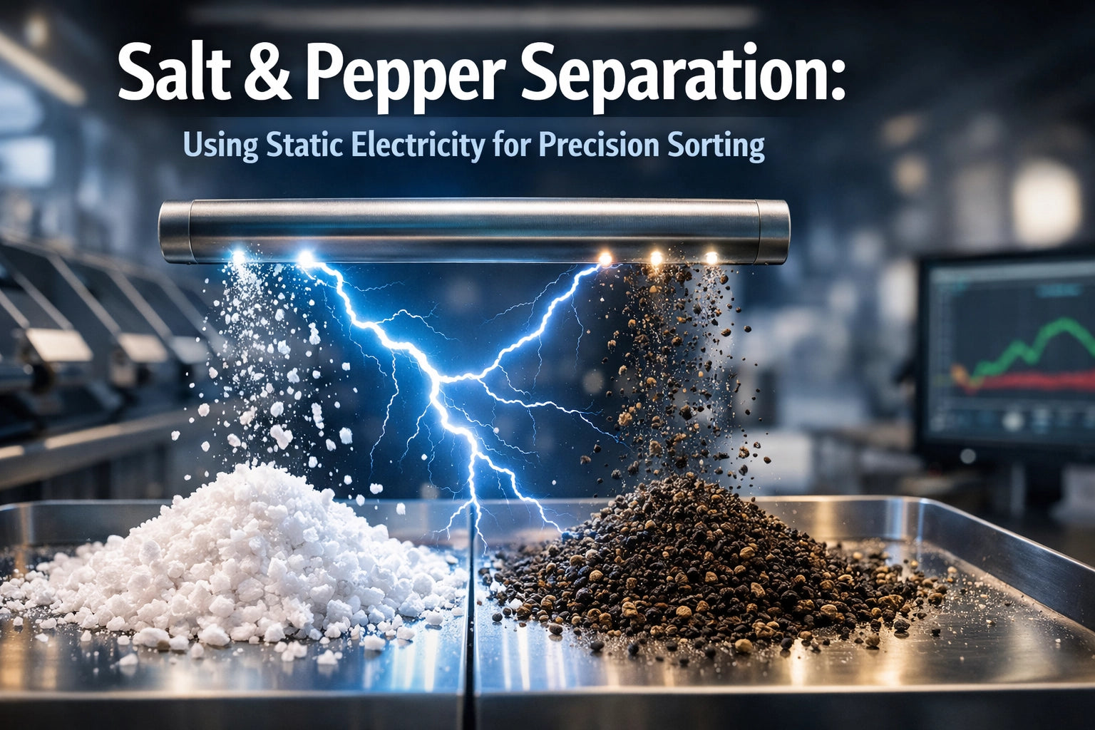 How to Separate Salt and Pepper Using Static Electricity for Kids ...