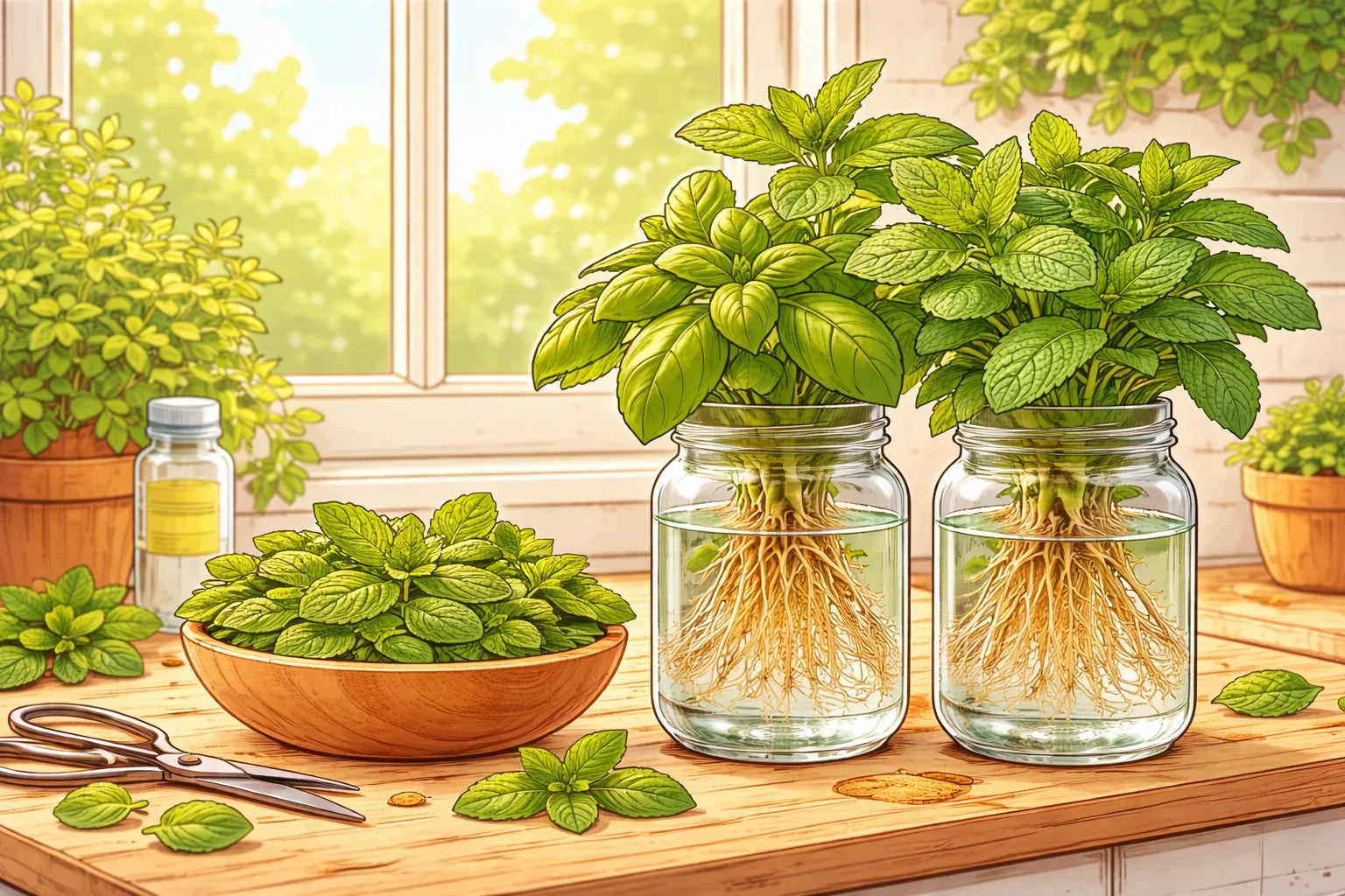 How to Grow Hydroponic Herbs for Kids | Easy Indoor Gardening – Tierney ...