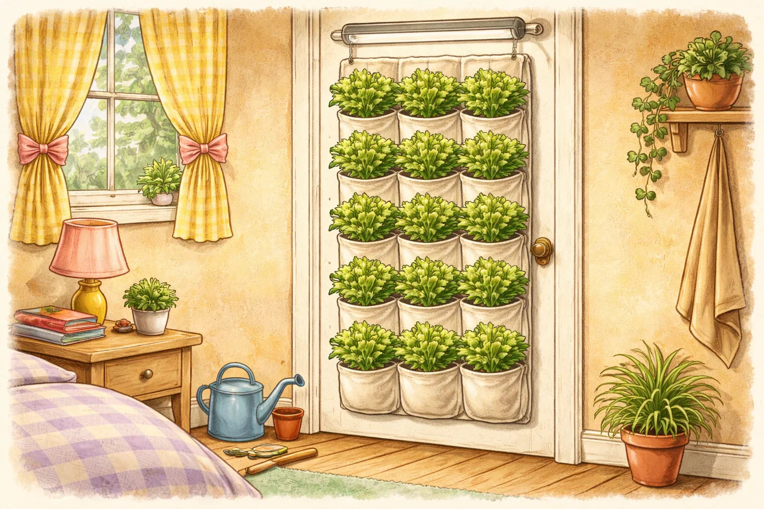 How to Grow a Vertical Lettuce Wall for Kids | Gardening – Tierney ...