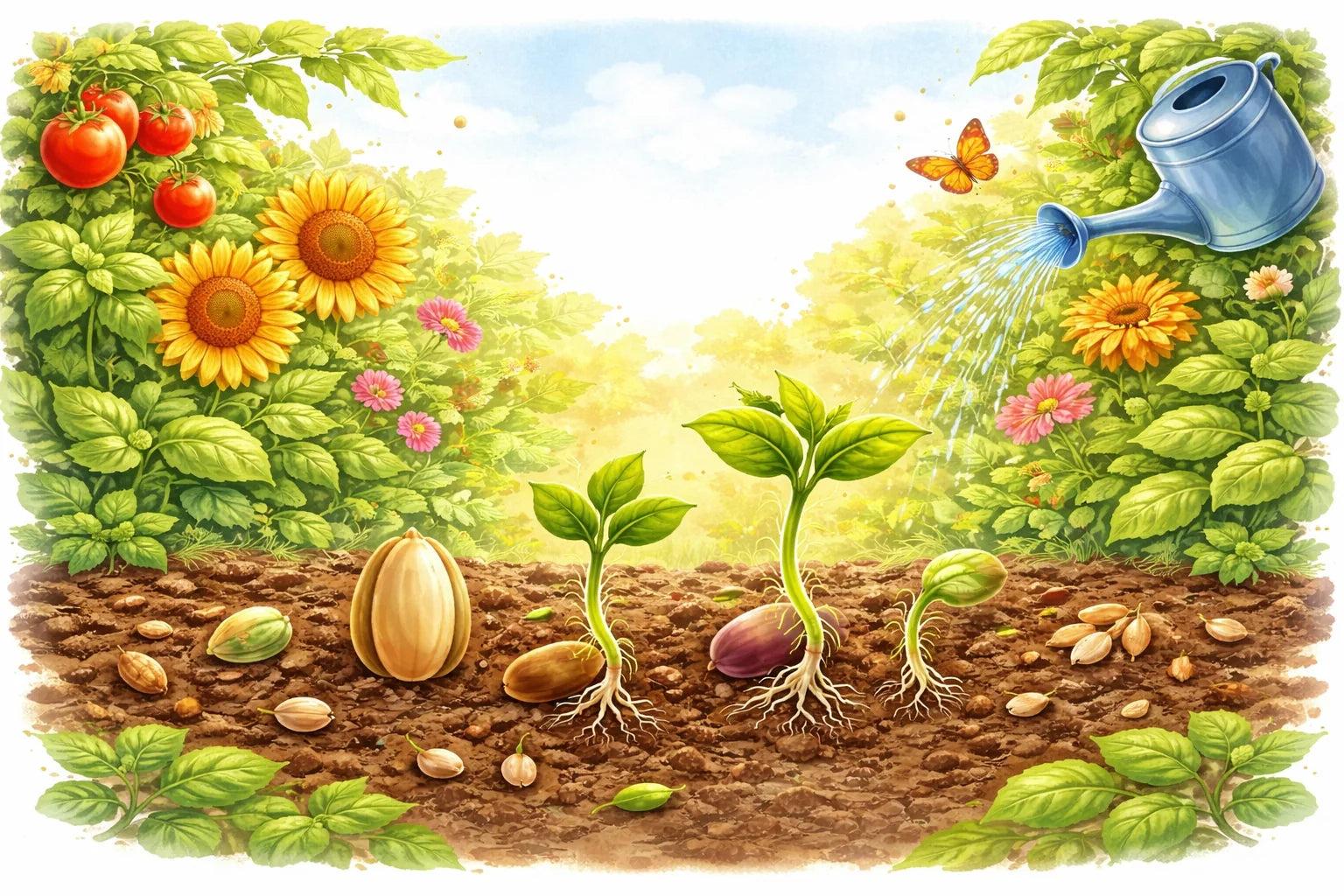 How do seeds grow into plants for Kids | Science Experiment – Tierney ...