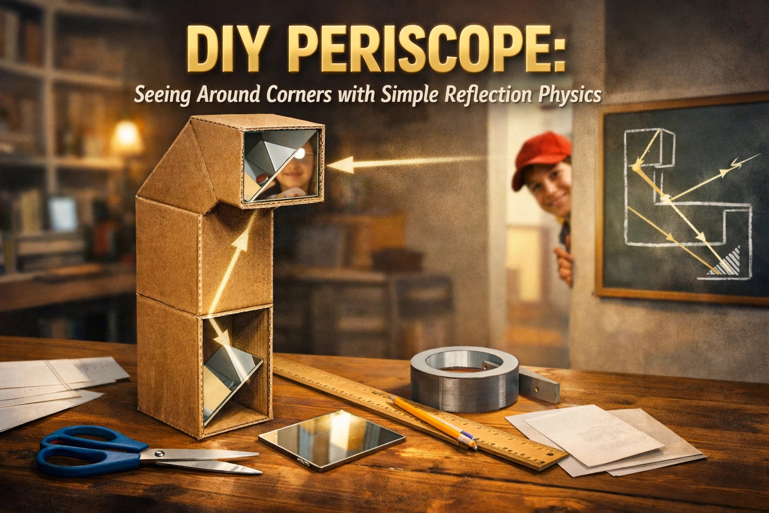 How to Build a Periscope for Kids | Science Experiment – Tierney Family ...