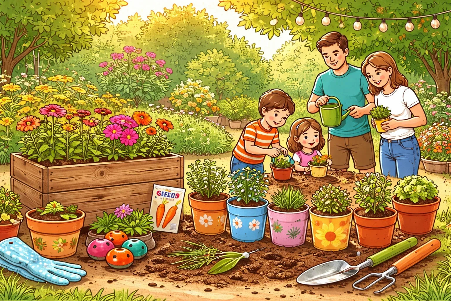 How to Garden on a Budget for Kids | Easy Family Projects – Tierney ...