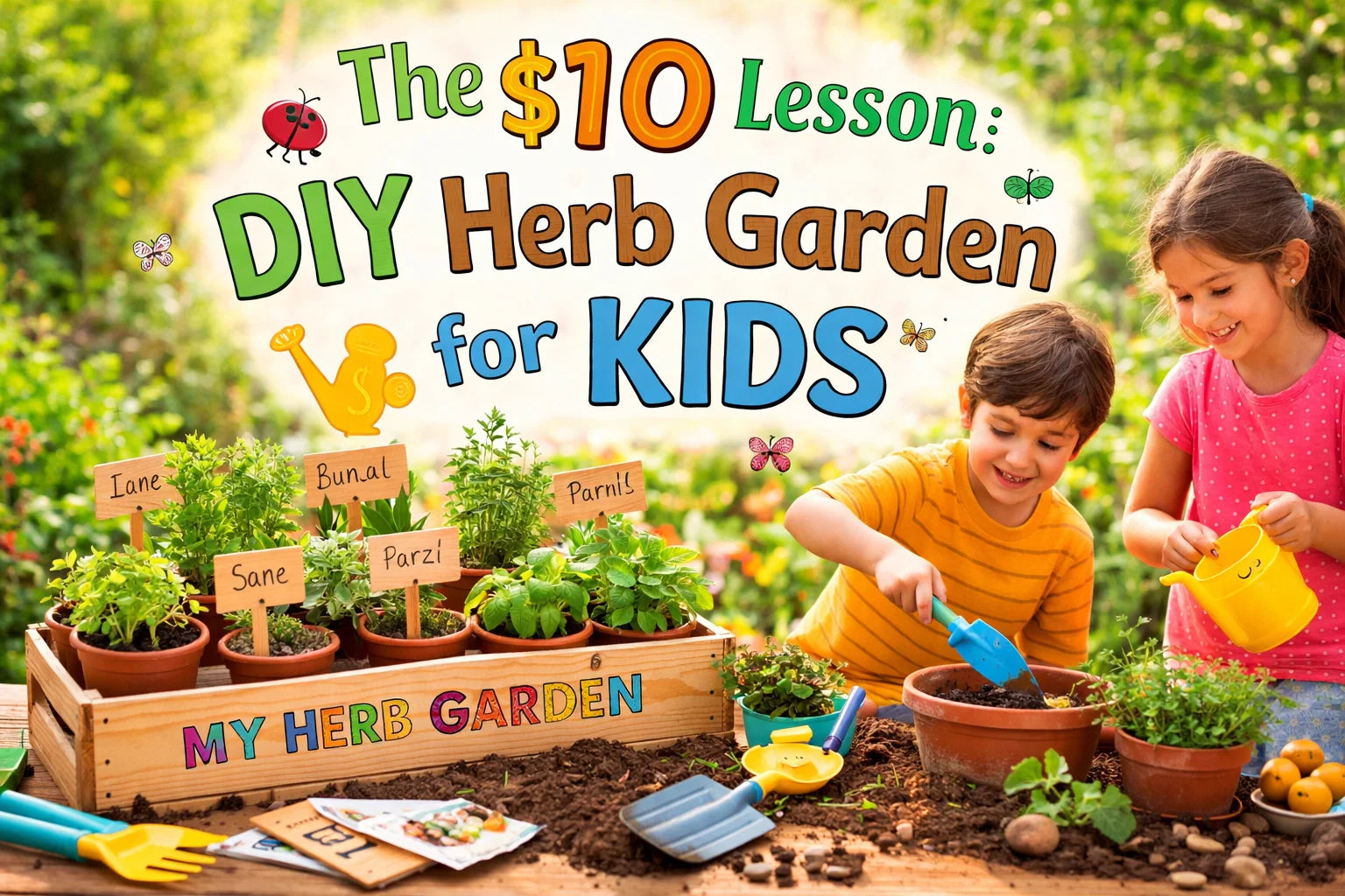 How to Build a Herb Garden for Kids | DIY Project – Tierney Family Farms