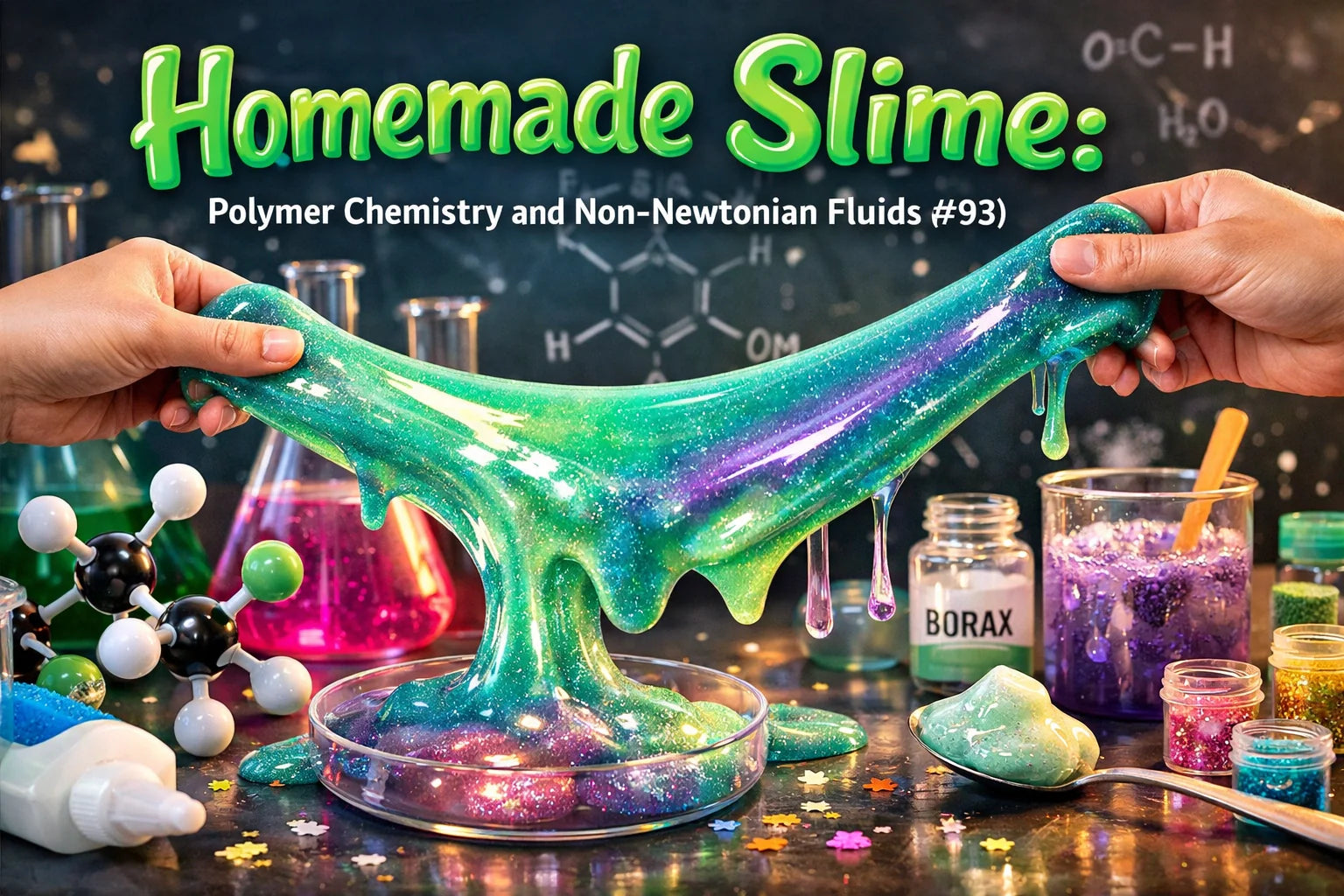 What is Slime Science Experiment for Kids | STEM – Tierney Family Farms