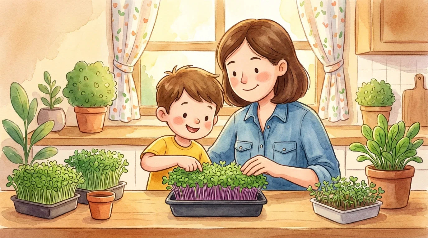 How to Grow Microgreens for Kids | Gardening – Tierney Family Farms