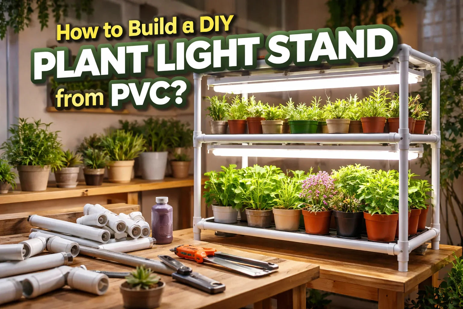 How to Build a Plant Light Stand for Kids | DIY Craft – Tierney Family ...