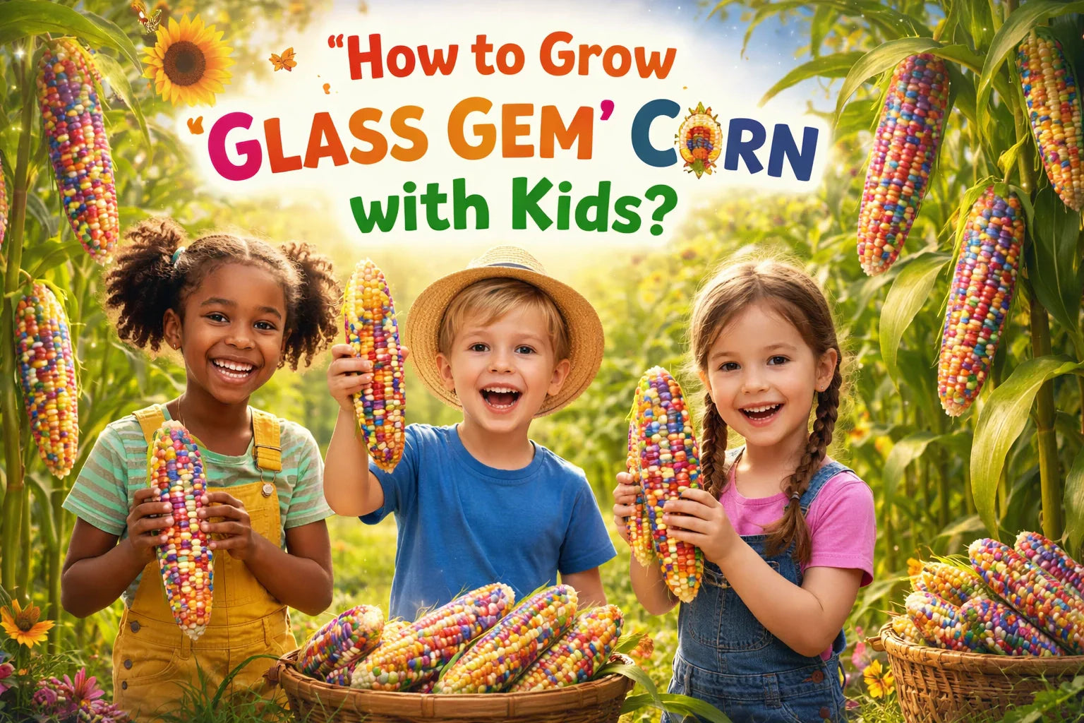 How to Grow Glass Gem Corn for Kids | Gardening – Tierney Family Farms