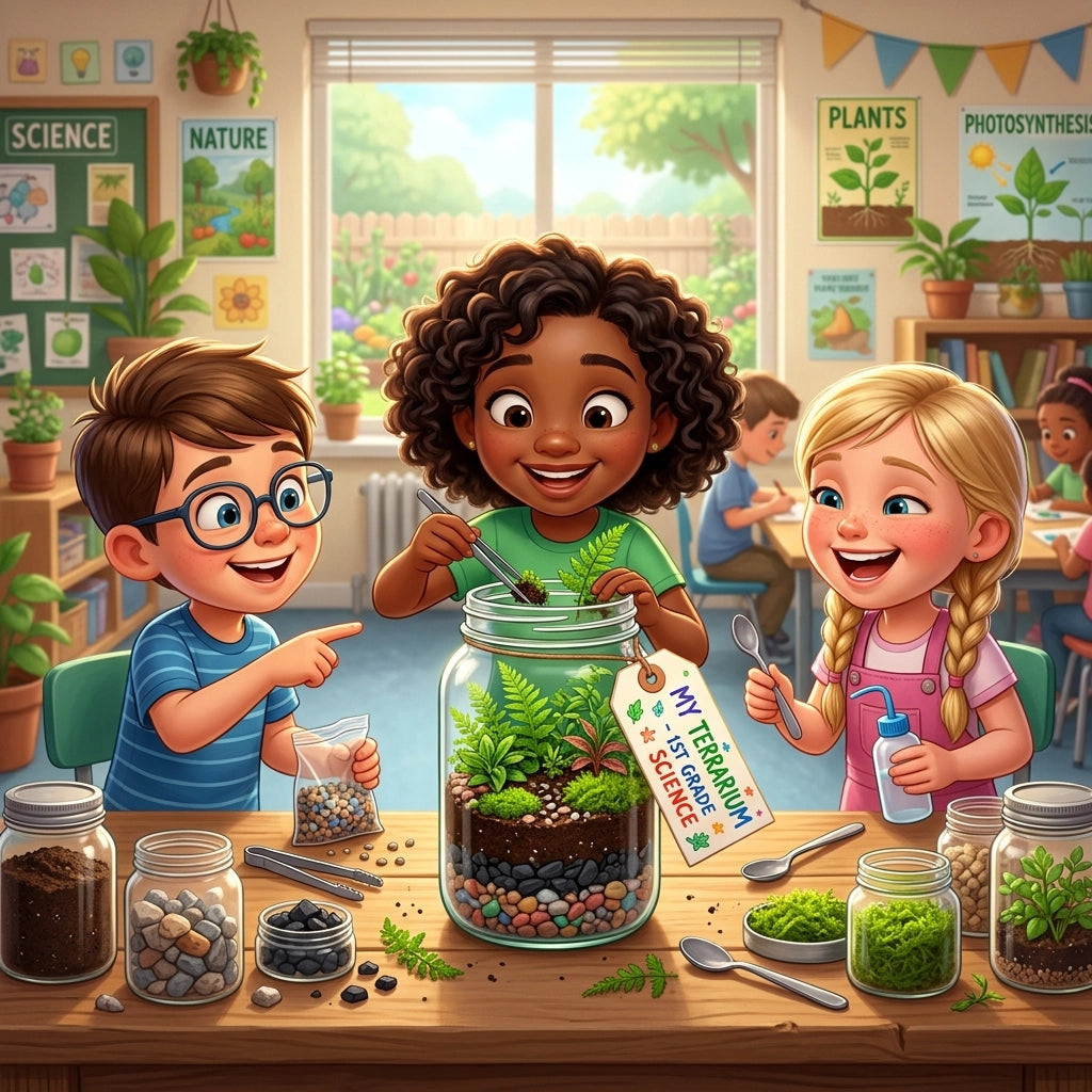 What is a Mason Jar Terrarium for Kids? | Science Experiment – Tierney ...