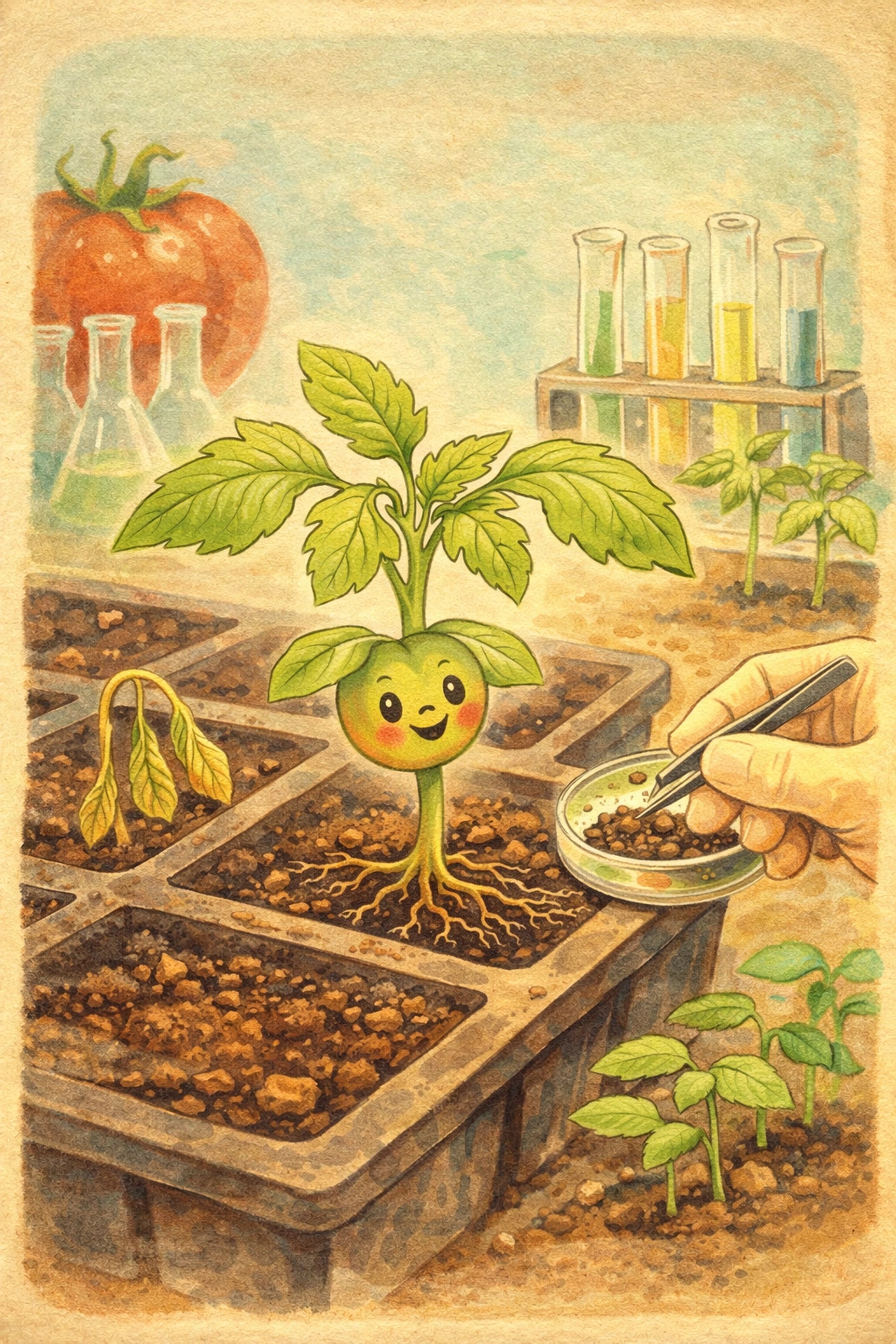 What is Molecular Engineering of Tomato Seedlings for Kids | Science ...