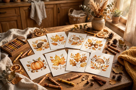 Seven Days of Autumn Kindness Cards for Kids (2026)