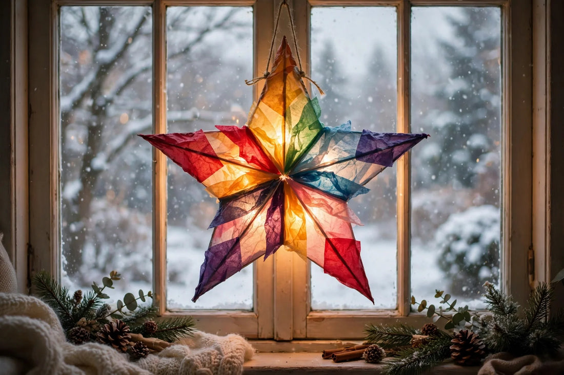 Tissue Paper Stained-Glass Star for Kids (2026)