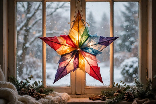 Tissue Paper Stained-Glass Star for Kids (2026)