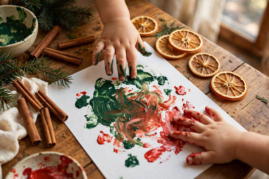 Christmas Scented Paint Art for Kids: Taste-Safe Sensory Painting (2026)