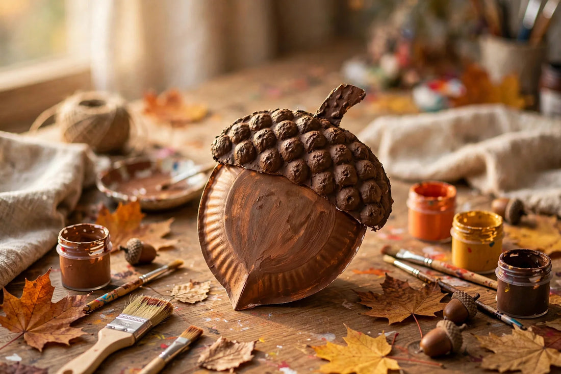 Paper Plate Acorn Craft for Kids (2026)
