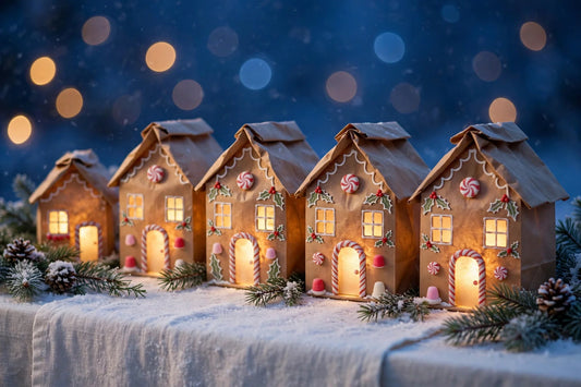 Paper Bag Gingerbread Village for Kids (2026)