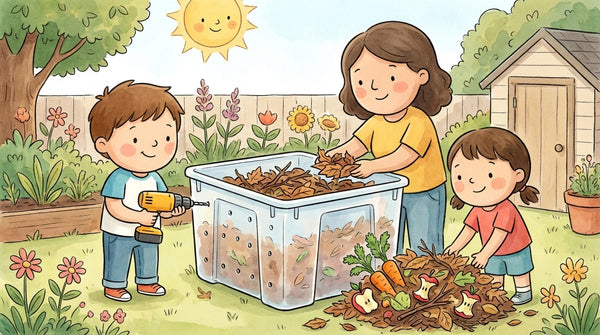 How to Make a Simple DIY Compost Bin for Kids