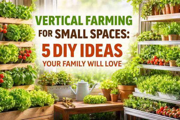 Vertical Farming for Small Spaces: 5 DIY Ideas Your Family Will Love