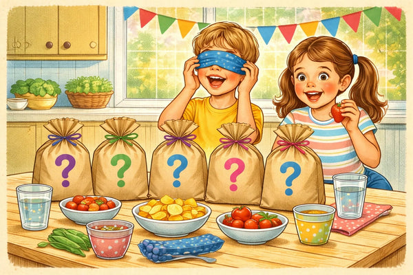 How to Play the Mystery Bag Taste Test Game with Kids