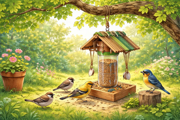 Building a DIY Bird Feeder: How to Reuse Recycled Materials for Your Garden Friends