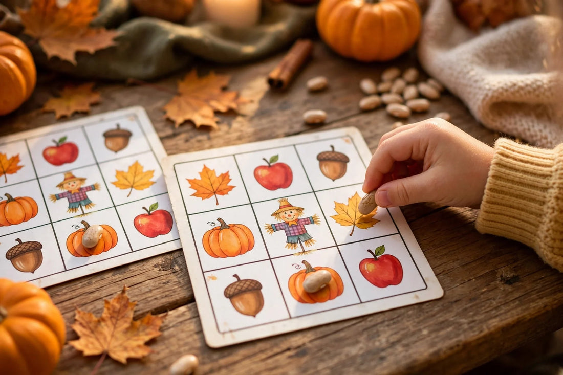 Fall Picture Bingo for Preschoolers (2026)