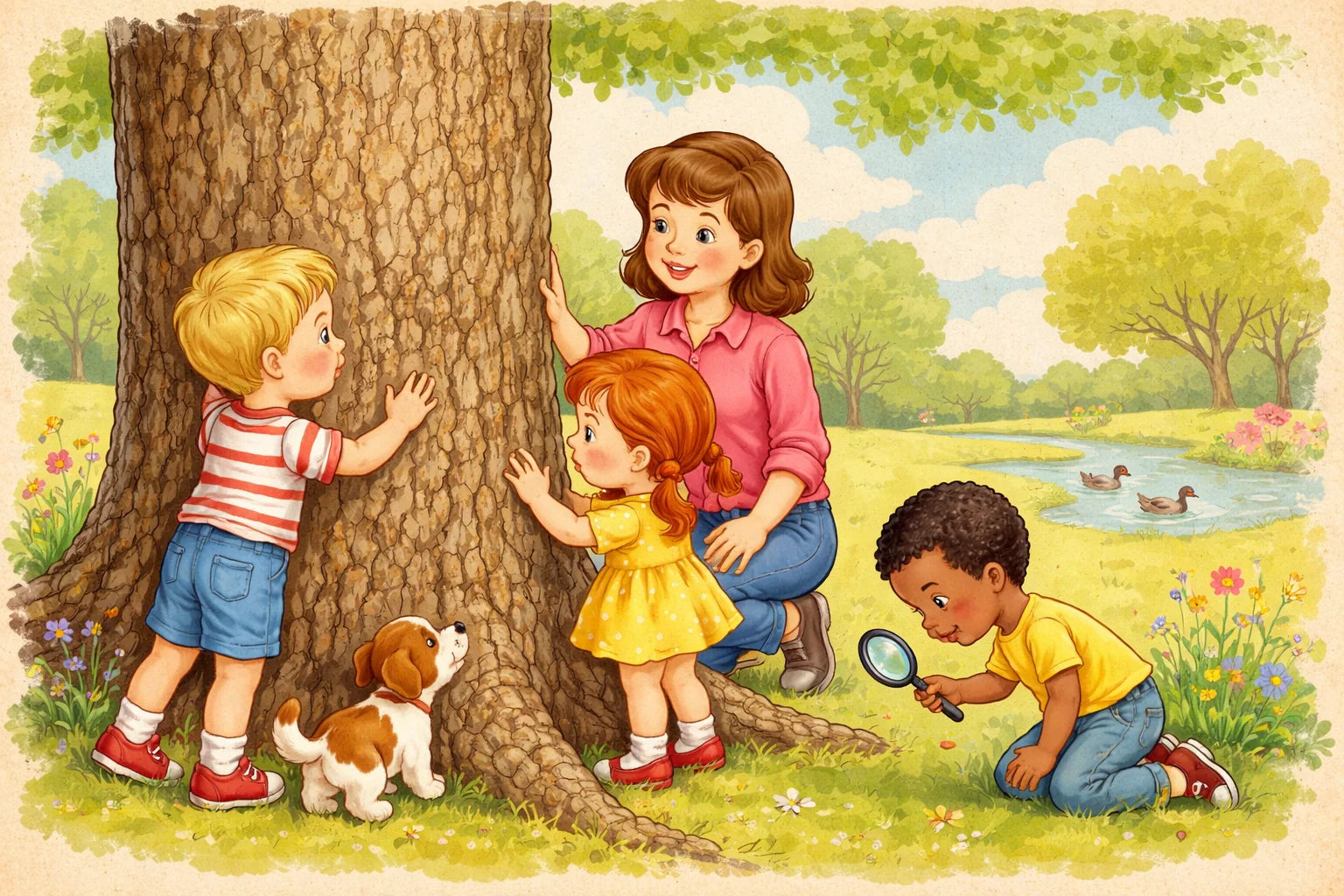 How to Do Tree Bark Rubbings for Kids | Nature Art – Tierney Family Farms