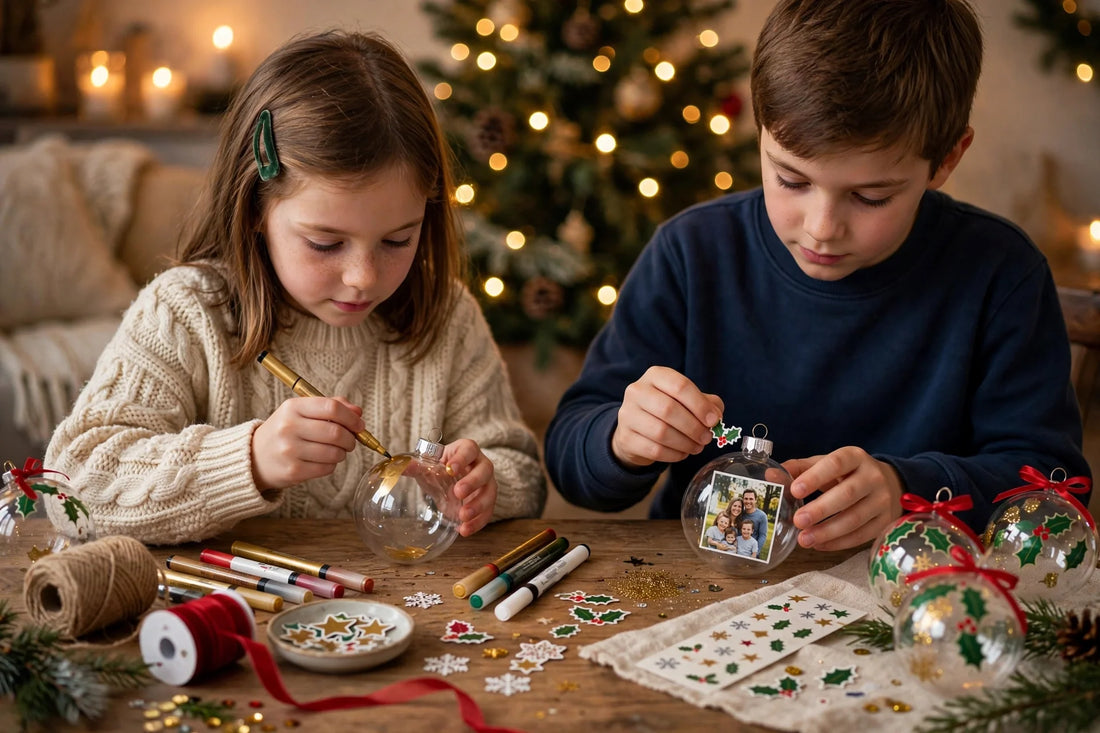 Photo Ornaments Kids Decorate for Christmas (2026)