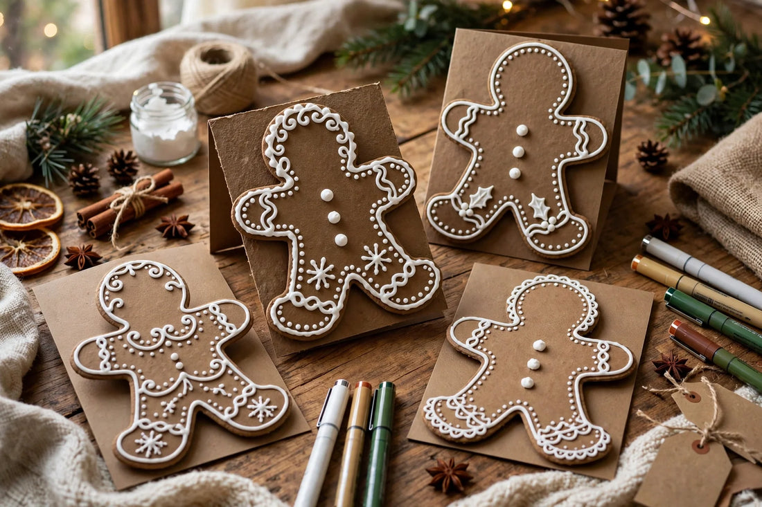 Gingerbread Man Greeting Cards for Kids (2026)