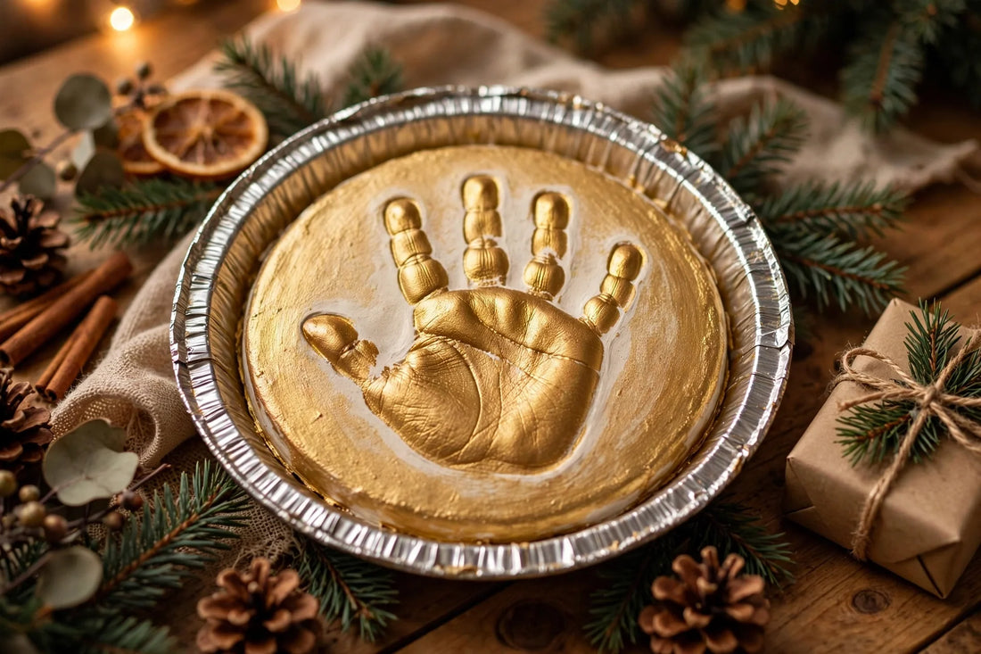 Plaster Handprint Pie Tin Keepsake for Kids (2026)