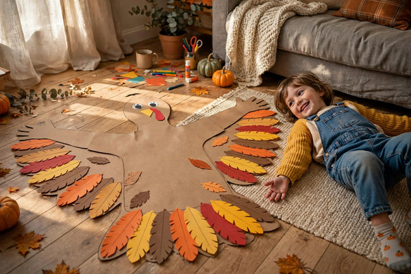 "I Love You This Much" Arm-Span Turkey Keepsake Craft