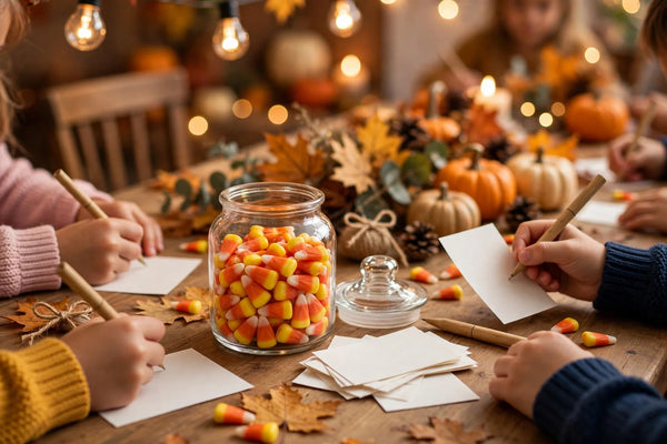 Candy Corn Guess-How-Many Jar Game