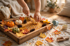 Fall Sensory Bin for Little Kids