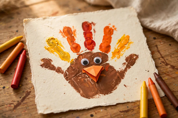 Handprint Turkey Poem Printable for Kids