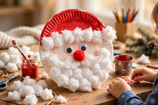Paper Plate Santa Face Craft for Kids (2026)