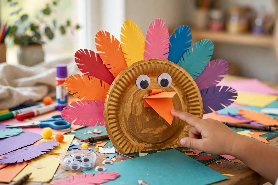 Paper Plate Peek-a-Boo Turkey Craft for Kids (2026)
