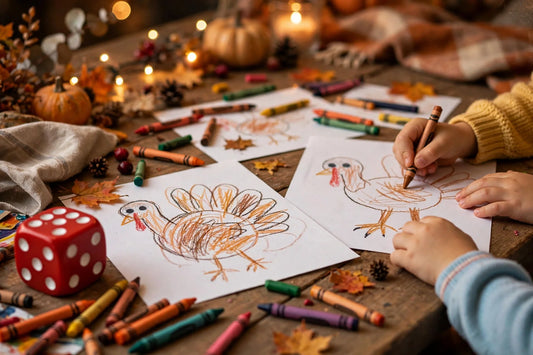 Roll-a-Turkey Dice Game for Kids (2026)