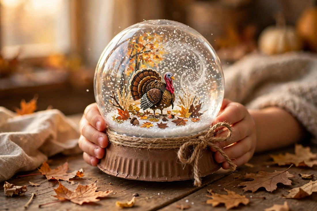 Paper Plate Snow Globe Turkey Craft for Kids (2026)