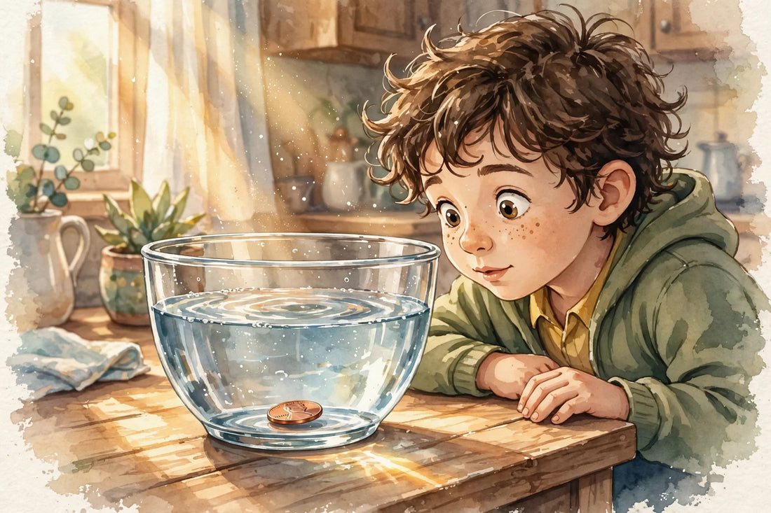 The Disappearing Penny: A Tabletop Lesson in Light Refraction