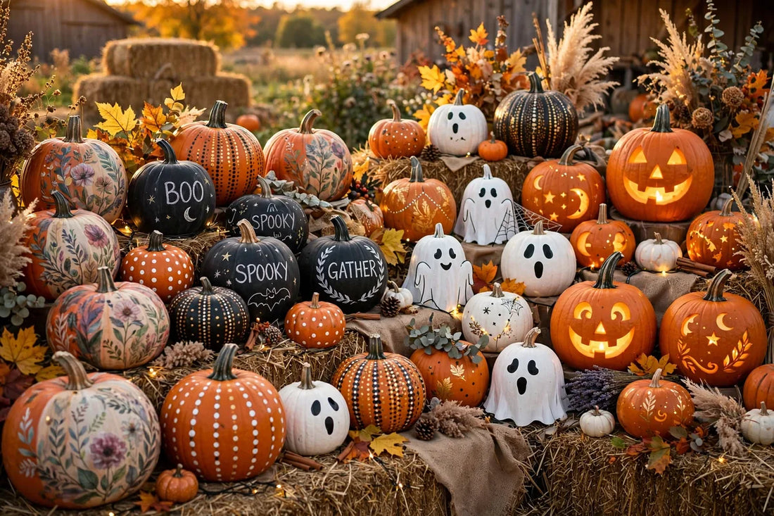 Complete guide to no-carve and safe-carve pumpkin decorating