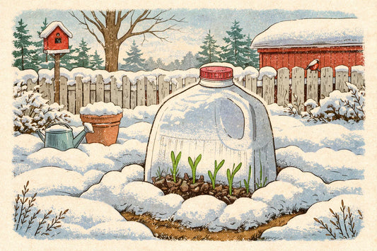 Can I Start Seeds Outside in the Snow? (The Milk Jug & Winter Sowing Project)