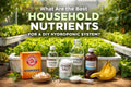 What are the best household nutrients for a DIY hydroponic system?