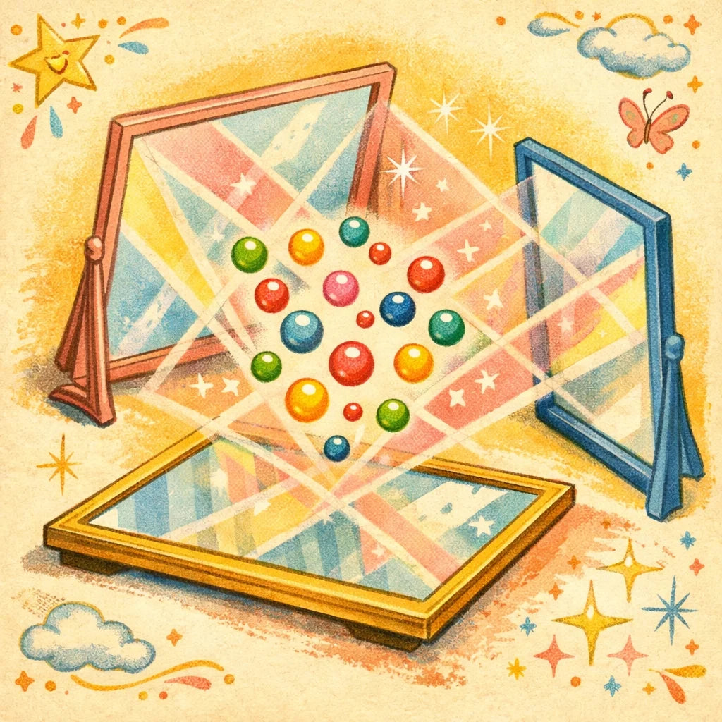 How Kaleidoscopes Work: Symmetry and Reflections
