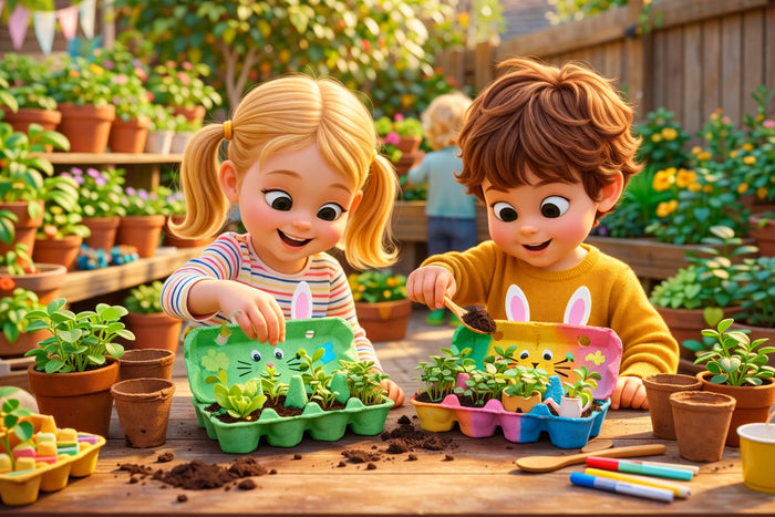 The Egg Carton Bunny Garden: Micro-Gardening for Kids